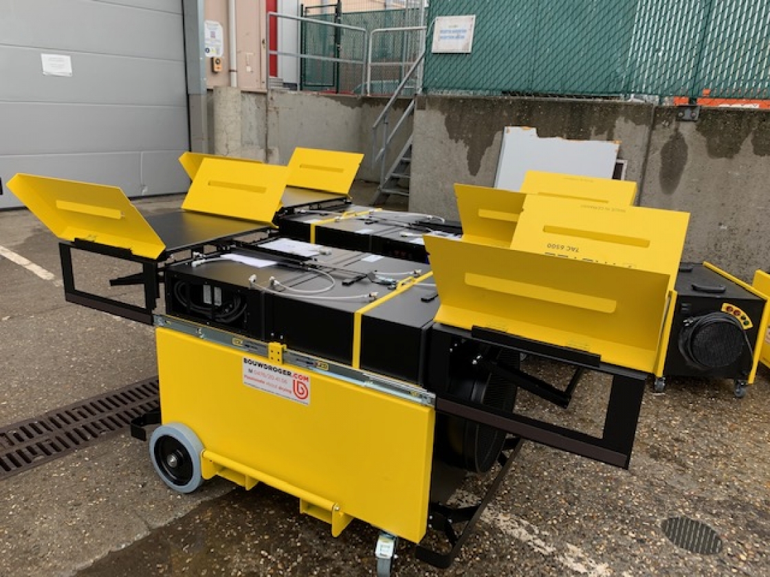 Industriële stofafzuiging voor bouwplaats en cleanroom